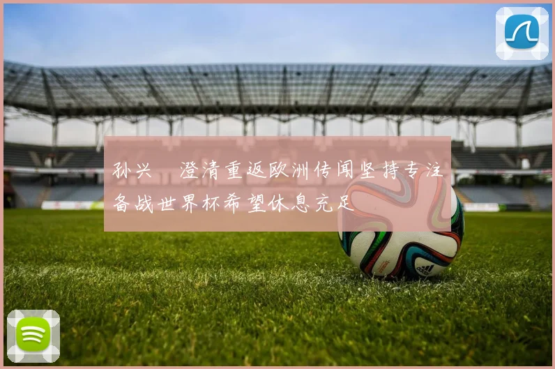 孙兴慜澄清重返欧洲传闻坚持专注备战世界杯希望休息充足